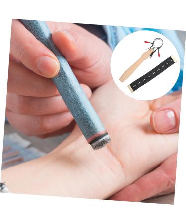 TOVINANNA Moxibustion Stand Set - Stainless Steel Moxa Stick Holder & Face Massage Tool | Skin Care Essentials | 18.2x3cm Black - Buy Online on GoSupps.com