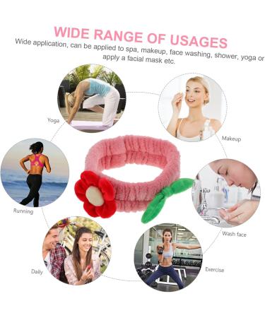Yardenfun Headband Flower Hair Band Makeup Hair Band Tiaras for Bulk Silver Wigs for Women Decorative Hair Ties Stretchy Hair Ties Spa Hair Band Hair Bands Fabric - Buy Online on GoSupps.com