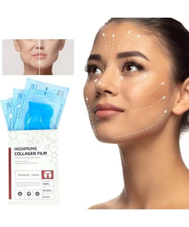 Pure Collagens Films Forehead Wrinkles Patches Melting Skincare Soluble Collagens Film Collagens Face Maskes Hydrolyzed Collagens Skin Protection for Firm Skin Prevents Fine Lines - Buy Online on GoSupps.com