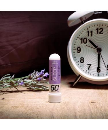 GO2 Inhaler Sleep Stick - Natural, Synthetic-Free & Cruelty-Free Essential Oils (1ml) - Buy Online on GoSupps.com