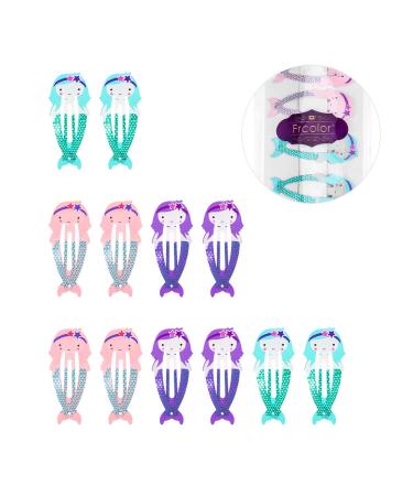 12pcs Cute Metal Snap Hair Clips for Babies Girls & Teens | Stylish Hair Accessories - Buy Online on GoSupps.com