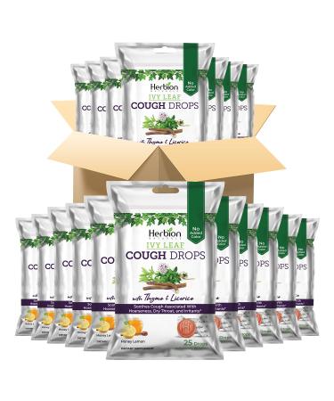 HerbionNaturals Cough Drops withIvy Leaf 25Ct (Pack of 40) Master Case