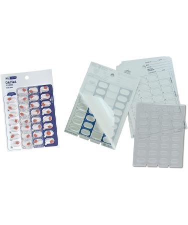 6 Pack Refill Set for Monthly Medication Cold Seal Blister Packs - Buy Online on GoSupps.com