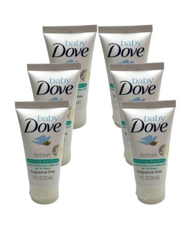 Baby Dove Sensitive Moisture Lotion ( Pack of 6) 1 Fl Oz (Pack of 6)