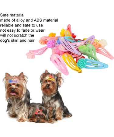 GLOGLOW Dog Clips | Safe Hairpins for Dogs | Fashionable Pet Party Supplies - Buy Online on GoSupps.com