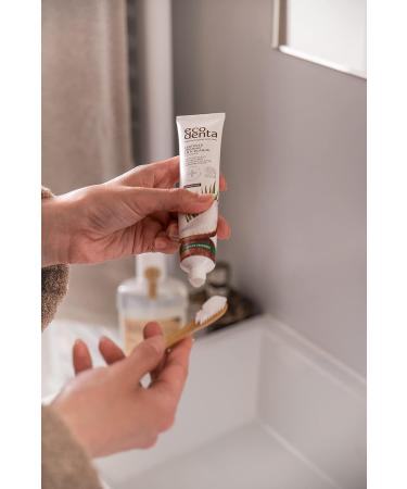 Ecodenta Fluoride-Free Anti-Plaque Toothpaste 75ml | Organic Toothpaste with Coconut Oil & Aloe Vera | Natural Ingredients & Peppermint Oil - Buy Online on GoSupps.com