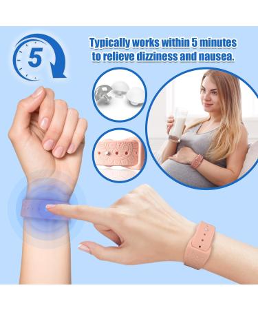 Lot de 3 paires de bracelets pour soulager le mal des transports - Bracelets d'acupression - Pour les naus es matinales le mal de mer les maladies de la voiture-Noir + Bleu + Rose 3 Paire-noir + Bleu + Rose - Buy Online on GoSupps.com