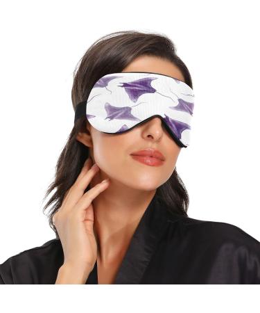 Light Blocking Sleep Mask - Manta Ray Eye Mask for Comfortable Sleep | Adjustable & Soft Eye Cover for Travel Naps & Work - Unisex - Buy Online on GoSupps.com