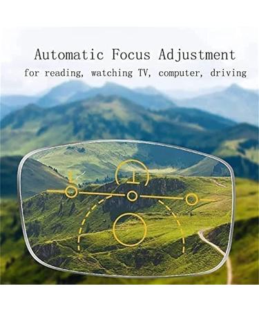 Ultra-Light Reading Glasses 2.0x | Anti-Blue Light & Intelligent Dual Focus | High Hardness Red Reading Glasses for Remote & Short-Sighted Vision - Buy Online on GoSupps.com