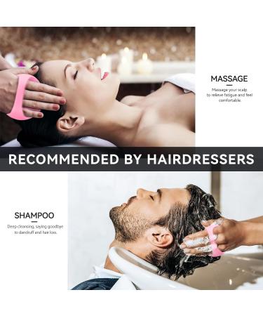 Ityes 38 Fingers Silicone Head Massage Brush - Scalp Massager Shampoo Brush for Women Men & Pets | Pink - Buy Online on GoSupps.com