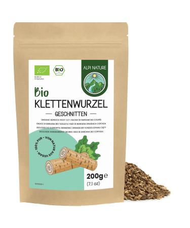Alpi Nature Alpi Nature Burdock Root Organic Herbal Tea 200 g organic Burdock Root Dried and Cut Loose Tea