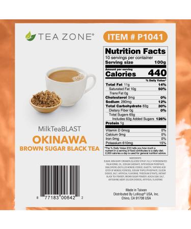 Tea Zone 2.2 lbs Milk Tea BLAST Okinawa Brown Sugar Powder - Buy Online on GoSupps.com