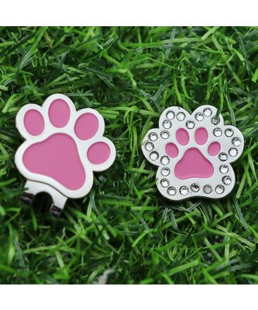 CoverMay Crystal Golf Ball Marker and Hat Clips in Pink - Set of 2 - Buy Online on GoSupps.com