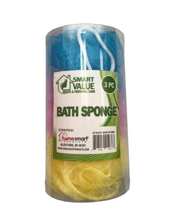 Bath Sponge in Canister 3 PSc