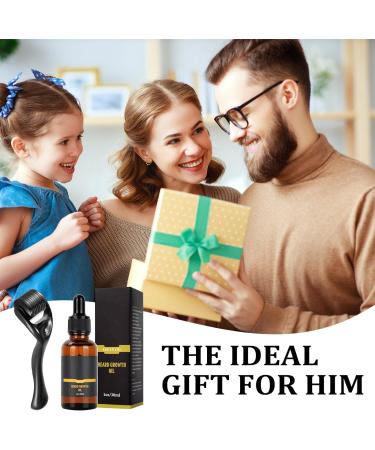 GROVL Beard Growth Kit: Men's Serum & 0.5MM Derma Roller for New & Old Hair Growth - Buy Online on GoSupps.com