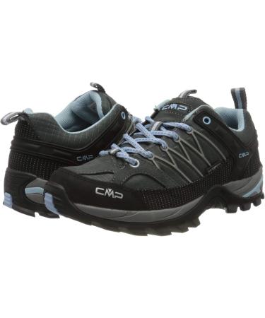 CMP Women's Rigel Low Trekking & Hiking Shoes - Waterproof Grey Light Blue 40 EU - Buy Online on GoSupps.com