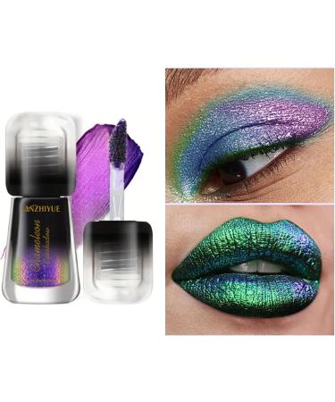 Chameleon Liquid Eyeshadow Eyeshadow Color Change Eyes MakeUp With Holographic Glitter Multifunctional Cosmetics Highly Pigmented Long Lasting Eye Makeup For Hello Multicolor refer to the description - Buy Online on GoSupps.com