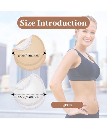 Reusable Castor Oil Pack Wrap Pads - 4 Pieces Organic Breastfeeding Inserts for Comfort & Sleep | Eco-Friendly Flannel Compresses - Buy Online on GoSupps.com