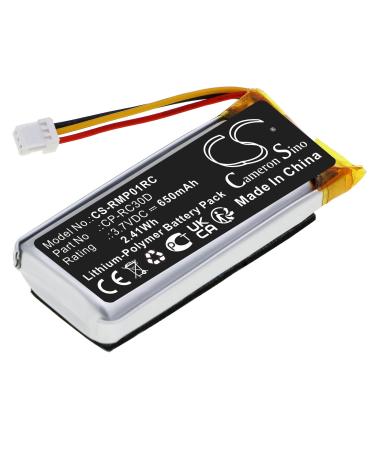 CP-RC30D 650mAh Battery Compatible with RZ01-03420 Basilisk Ultimate RC30-031701 NAGA PRO RZ01-034200100 3.7V