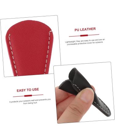 Fomiyes 3-St Shearing Head Cover - Premium Vaginal Scissors Protection & Storage PU Leather Bag - Buy Online on GoSupps.com