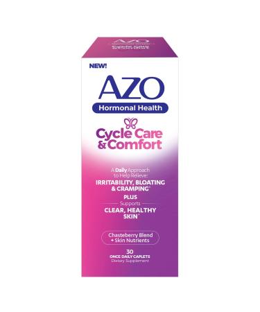 Azo Hormonal Health Cycle Care & Comfort 30 Once Daily Caplets