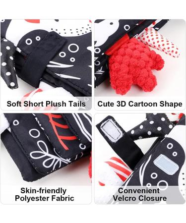 DAYTOYS Soft Cloth Book for Babies - Waterproof Touch and Feel Crinkle Book - Early Education Activity Toy for Infants and Toddlers - Black and White - Buy Online on GoSupps.com