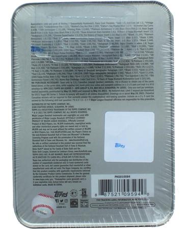 2021 Topps Series 1 Baseball Tin - 75 Cards | Premium Collection - Buy Online on GoSupps.com