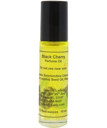 Eclectic Lady Black Cherry Perfume Oil 0.3 Oz Portable Roll-On Fragrance with Long-Lasting Scent Delightful Essential Oils and Jojoba Oil For Daily Use 0.3 Fl Oz (Pack of 1)