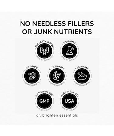 Dr. Brighten Omega Plus 1500 mg of EPA/DHA Non-GMO Fish Oil Supplement for Heart Brain and Immune System 60 Softgels 60 Count (Pack of 1) - Buy Online on GoSupps.com