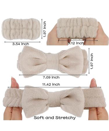 Chanaco 12PCS Spa Headband Wrist Towels Set for Face Washing and Makeup - Soft Microfiber Skincare Headbands in Black, White, Grey, and Light Brown - Perfect Gifts for Women - Buy Online on GoSupps.com