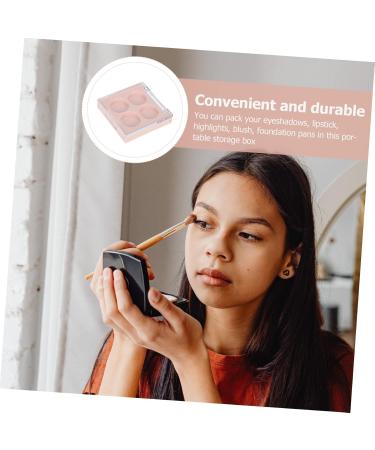 WOFASHPURET Makeup Pallette 2pcs Eye Shadow Replacement Box Loose Powder Filling Travel Convenient Eyeshadow Lipstick Tray - Buy Online on GoSupps.com