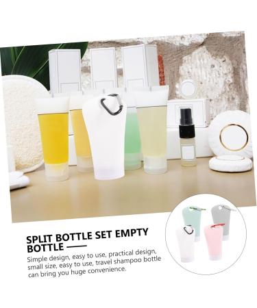 DOITOOL 4 Pcs Shampoo Squeeze Bottles with Keychain Travel Empty Lotion Bottle Bottled Combination Filling - Buy Online on GoSupps.com