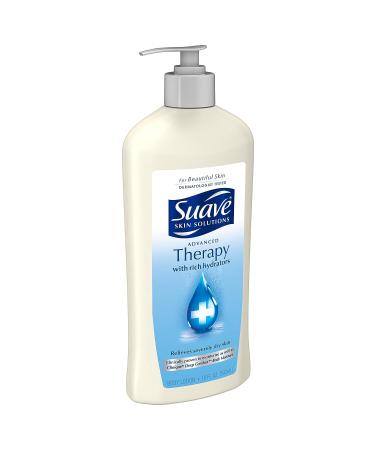 Suave Skin Solutions Body Lotion Advanced Therapy 18 oz - Hydrating and Nourishing Formula - Buy Online on GoSupps.com