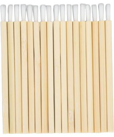 Bamboo Lip Brush Disposable Lip Wand with Bamboo Handle Miniature Applicator for Home and Women - Buy Online on GoSupps.com