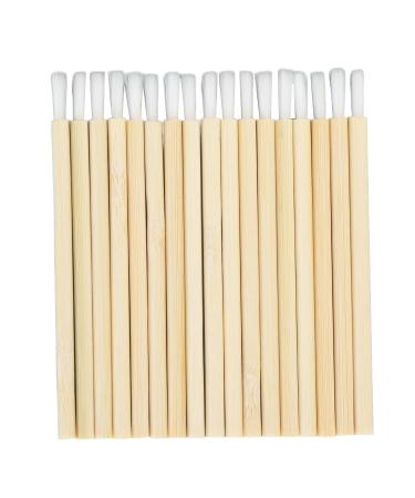 100PCS Disposable Bamboo Handle Lip Brushes - Portable Lipstick Applicators & Gloss Wands for Makeup - Buy Online on GoSupps.com