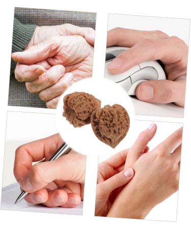 Magiclulu 2-in-1 Walnut Fitness Handball | Handheld Back Massager & Stress Relief Meditation Ball for Adults - Buy Online on GoSupps.com