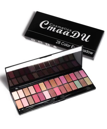 FAEYLI 28 Color Matte Glitter Eyeshadow Palette - Long-Lasting & Waterproof - Buy Online on GoSupps.com