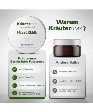 Mountain Herbs Foot Cream & Leg Cream - Arnica Marigold & Chamomile Extract - 3 x 100 ml | International Shipping Available - Buy Online on GoSupps.com