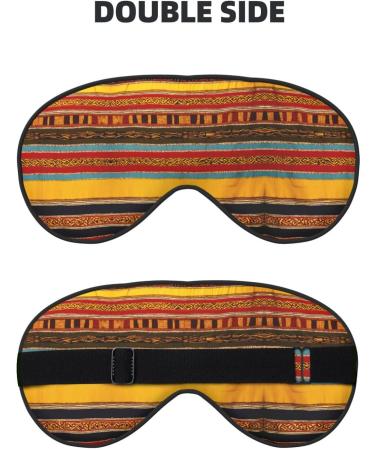 Native American Pattern Soft Sleep Eye Mask - Breathable Female Eye Patch for Travel & Relaxation - Buy Online on GoSupps.com