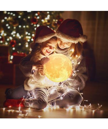 Balkwan 3D Moon Lamp - Dimmable USB Touch Lamp for Kids & Lovers | Ideal Birthday & Bedroom Romantic Gift (4.7 inch) - Buy Online on GoSupps.com