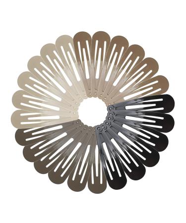 Ainiya Large Snap Hair Clips Women 24 Pcs 3.6 Inch Metal Snap Hair Clips Hair Barrettes for Thick Hair Women Girls
