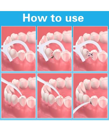 400 Pcs Umorismo Disposable Dental Floss Picks with Box - Interdental Cleaning for Women and Men - Buy Online on GoSupps.com