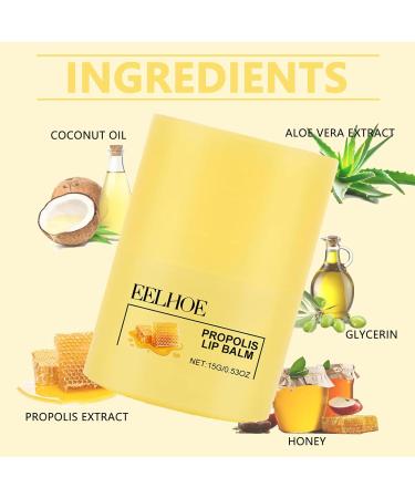 SSGP Honey Lip Butter - Nourishing Night Lip Balm for Dry Lips | Propolis Infused Long Lasting Moisturizer - Buy Online on GoSupps.com