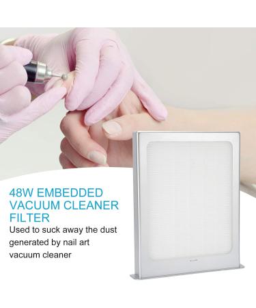 Natudeco 48W Nail Dust Collector Filter Screen Nail Dust Collector Filter Embedded Nail Dust Extractor Filter Nail Art Accessorie - Buy Online on GoSupps.com