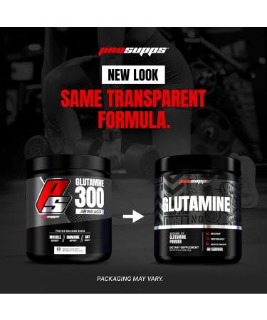 PROSUPPS Glutamine Powder for Men & Women - 5000mg L-Glutamine Workout Supplement for Muscle Recovery Immune Support & Gut Health - Zero Sugar & Carbs Gluten-Free - Unflavored 60 Serving - Buy Online on GoSupps.com