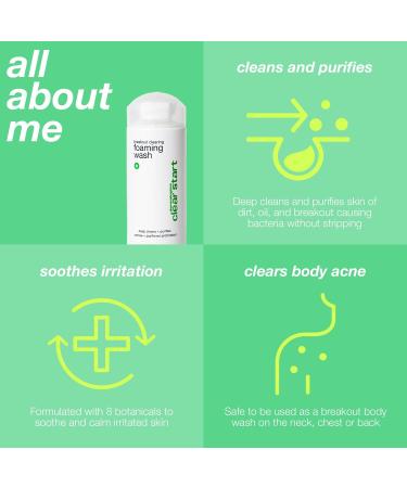 Dermalogica Clear Start Breakout Clearing Foaming Wash - Acne Face Wash with Salicylic Acid & Tea Tree Oil - Dive Into Pores to Clear Soothe & Energize 10 Fl Oz (Pack of 1) - Buy Online on GoSupps.com