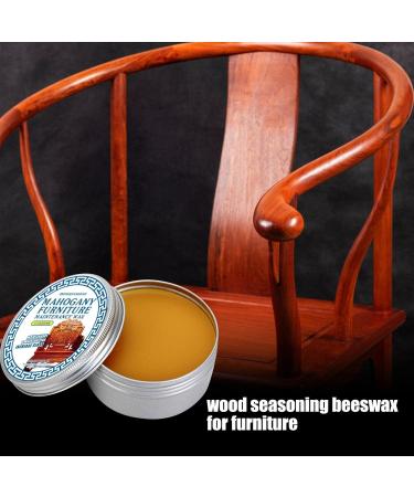 Wood Seasoning Beeswax - 7.05oz Seasoning Mahogany Wax Furniture Waterproof & Repair Cleaner for Floors Cabinets to Protect and Care Shakven - Buy Online on GoSupps.com