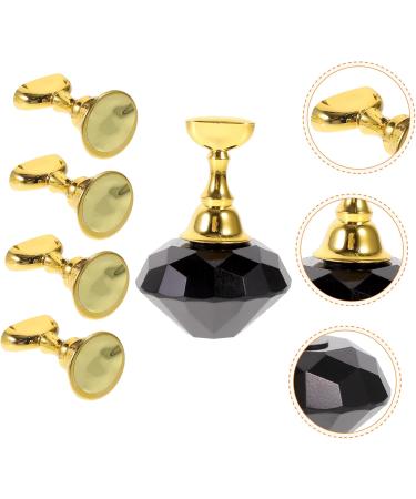 Housoutil 1 Set Manicure Practice Base Practice Nail Stand Nail Tip Stand Base Manicure Training Holder Nail Art Tip Holder Nail Stand Display Resin False Nails Compression 4.50X3.00X3.00CM Black - Buy Online on GoSupps.com