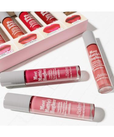 theBalm Meet Matte Hughes Set of 6 Mini Long-Lasting Liquid Lipsticks - Volume 12 | International Shipping Available - Buy Online on GoSupps.com