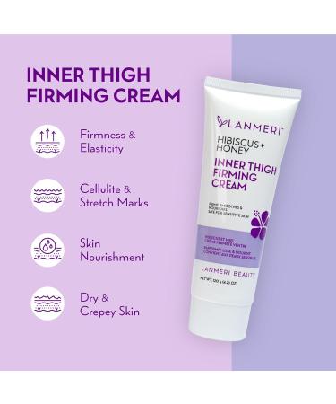 Buy Inner Thigh Firming Cream - Hibiscus & Honey Cellulite Cream for Men & Women - Skin Tightening & Nourishing 4.23 Oz - Buy Online on GoSupps.com